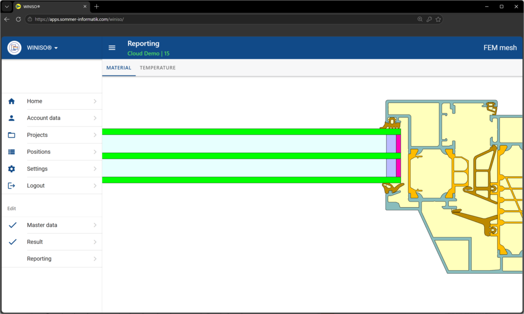 WINISO® 15099 Online Viewer FEM Mesh